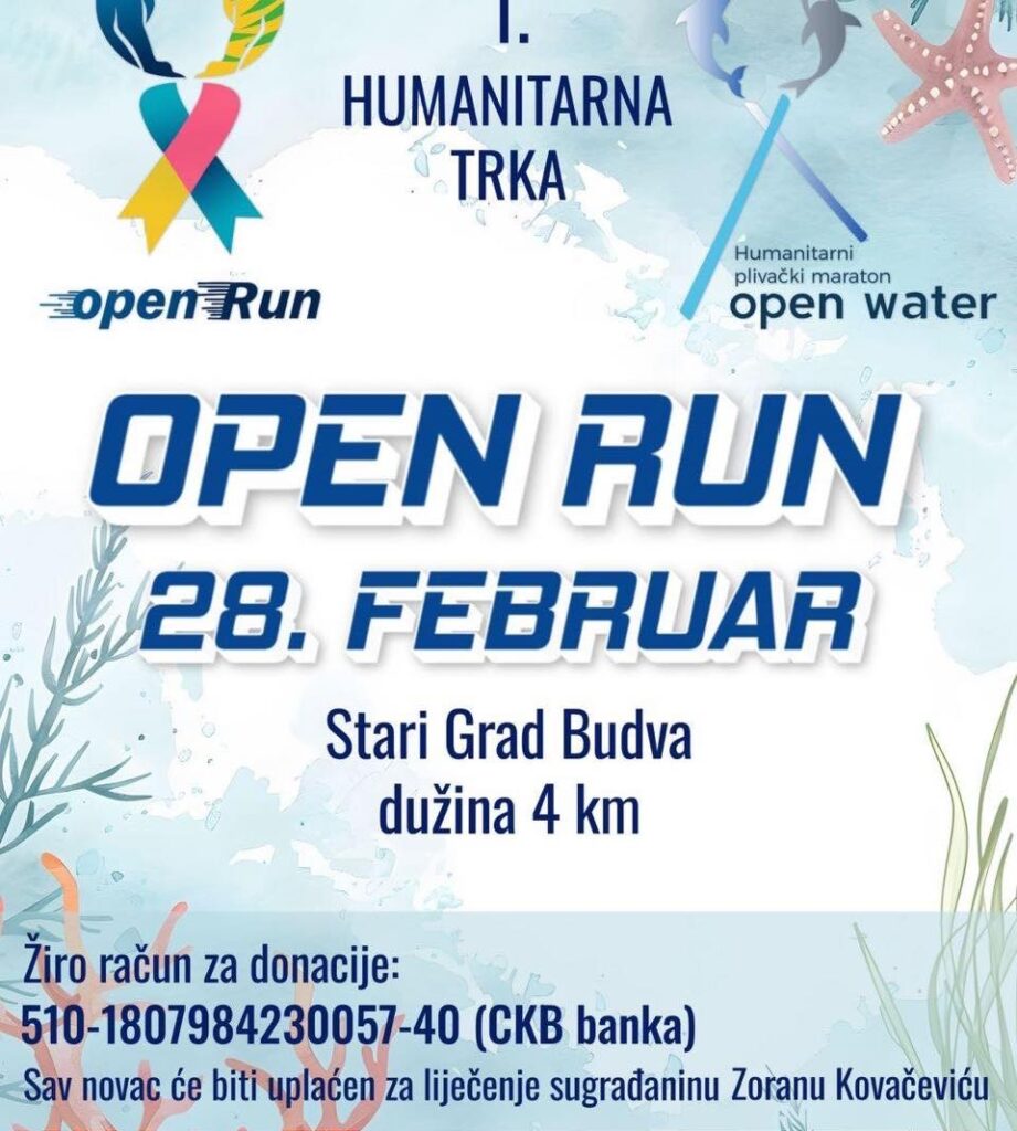 humanitarna trka open run budva