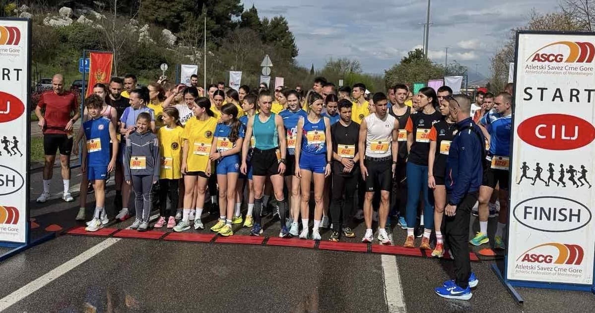 cestovni rekordi Crne Gore Podgorica kraj marta državno prvenstvo